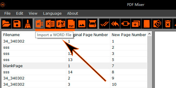 Import MS Word, Excel, PowerPoint Files into a PDF